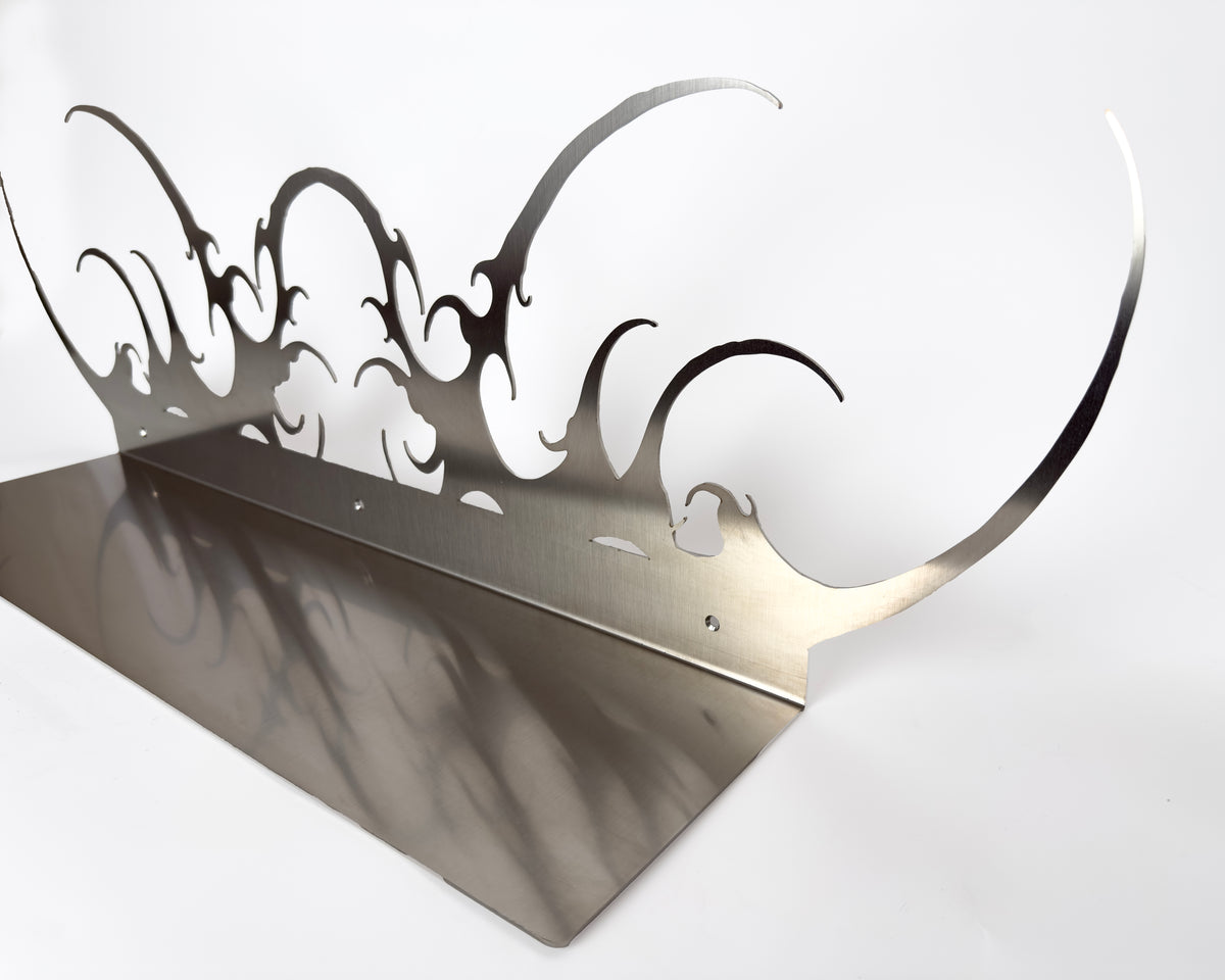 Large Modern Sculptural Shelf