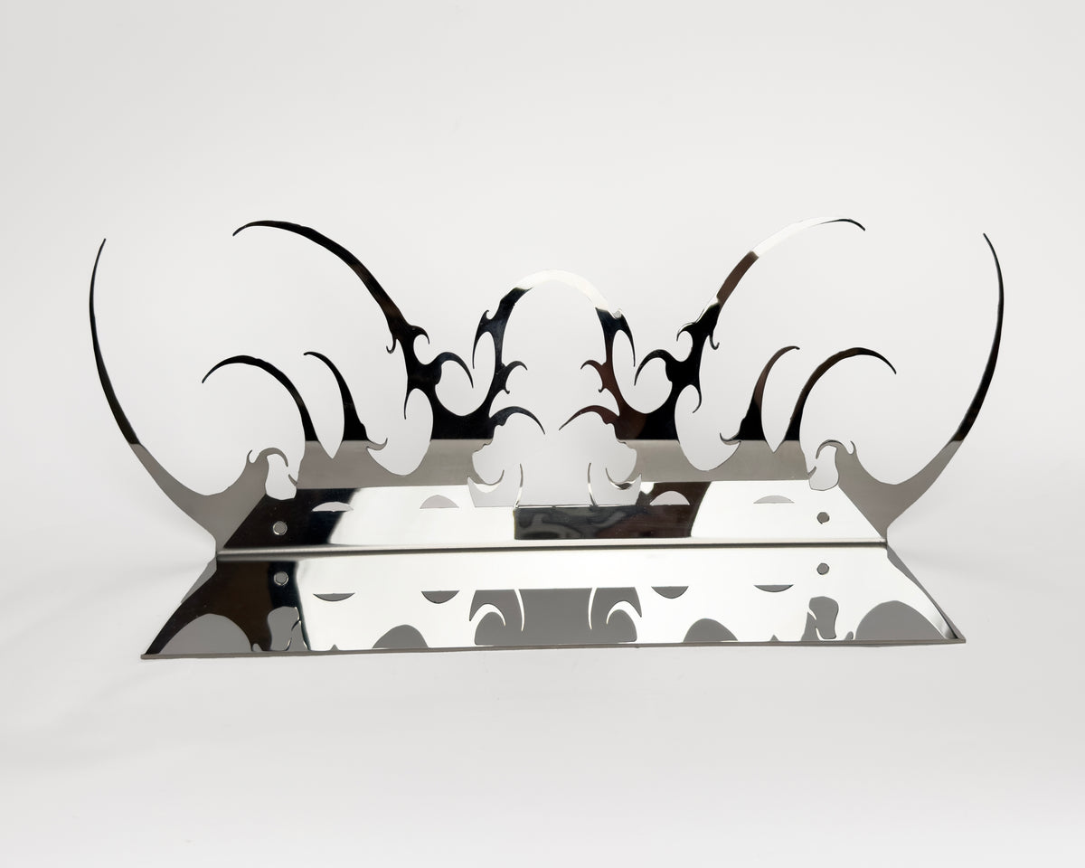 Mirror-Polished Gothic Shelf