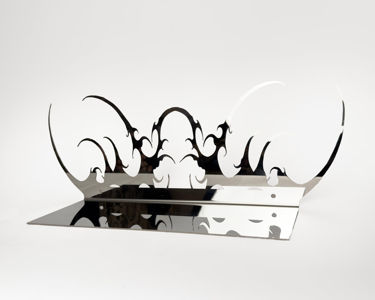 Mirror-Polished Gothic Shelf
