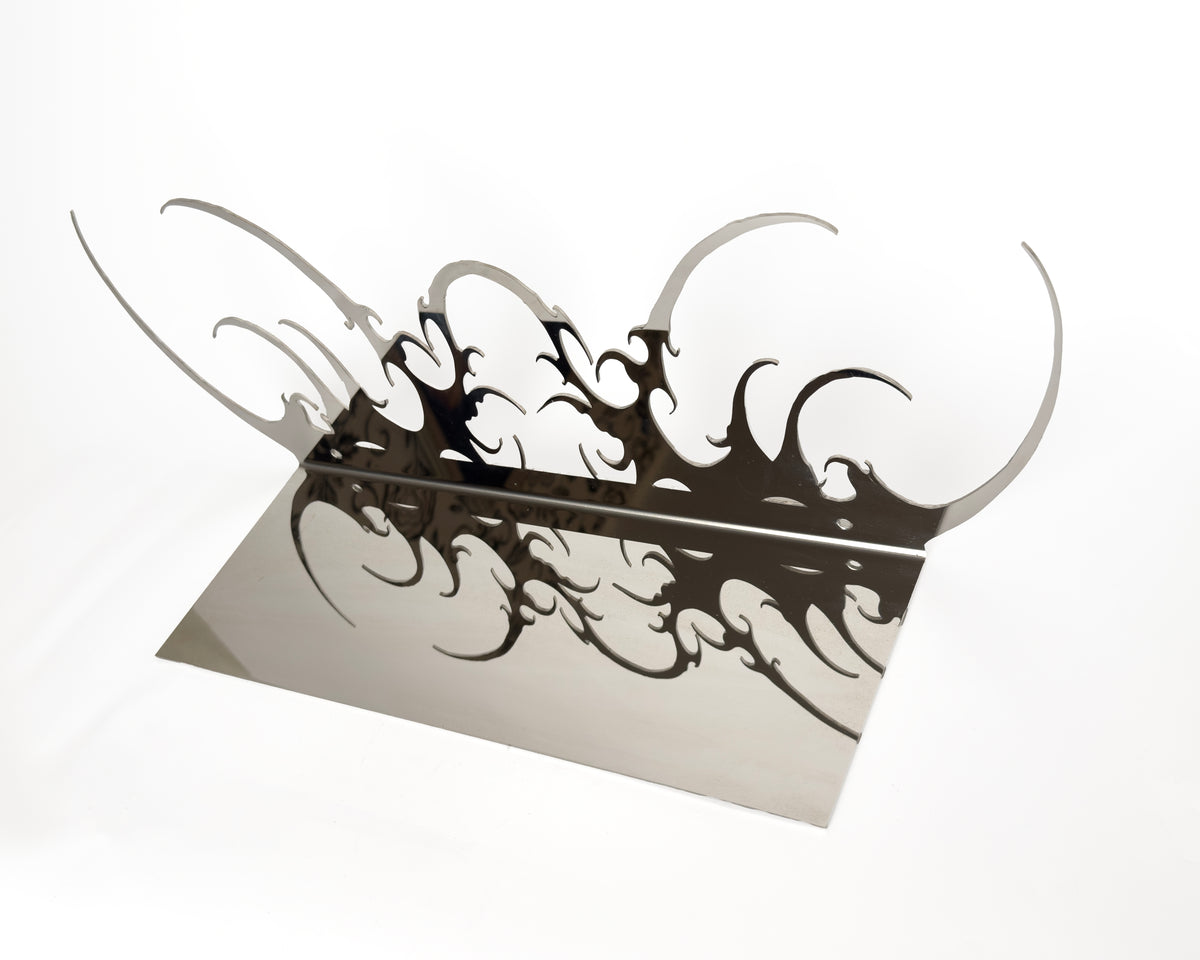 Mirror-Polished Gothic Shelf