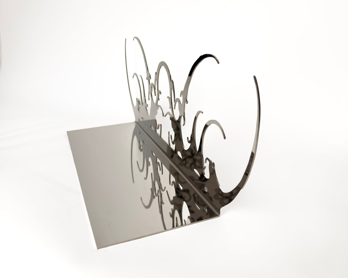 Mirror-Polished Gothic Shelf