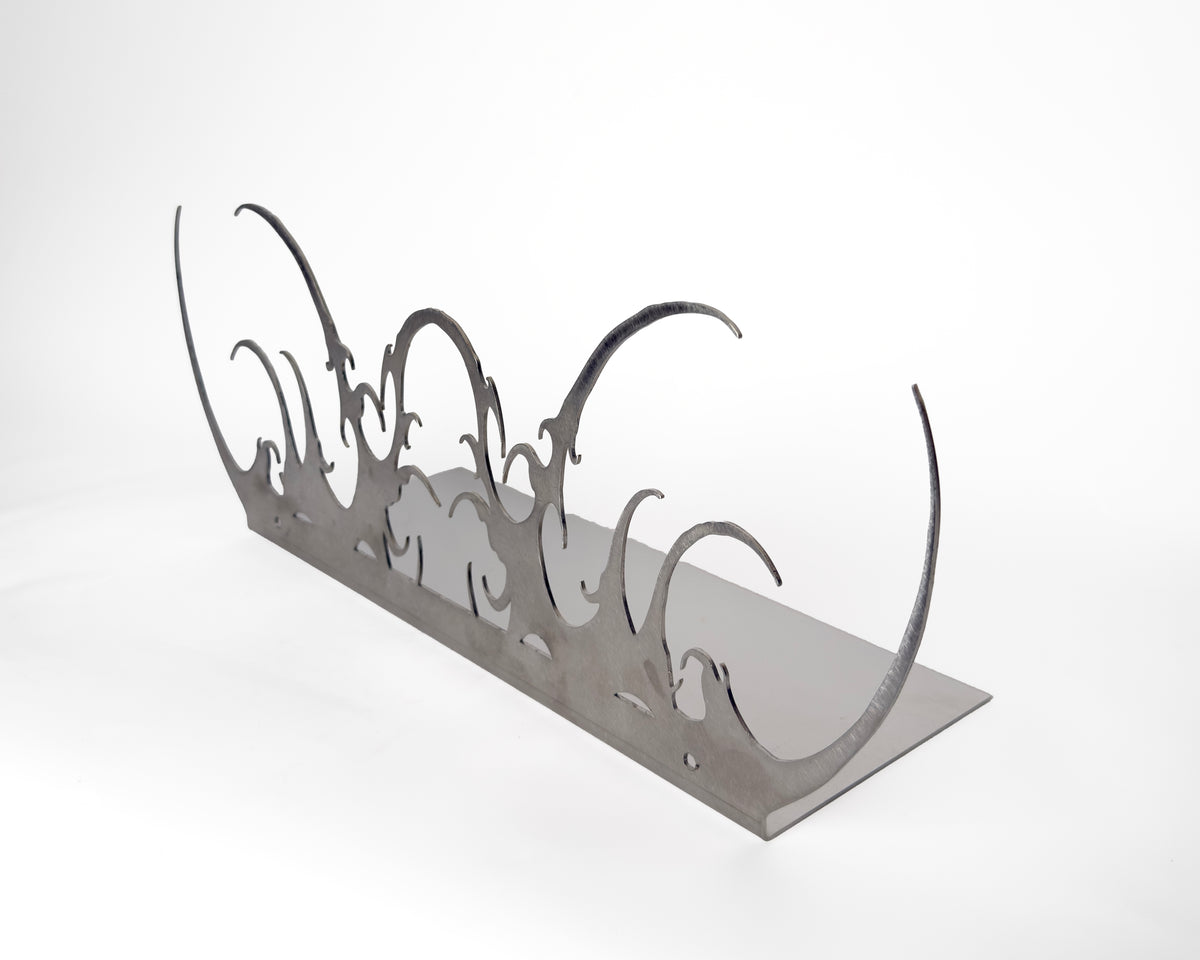 Mirror-Polished Gothic Shelf