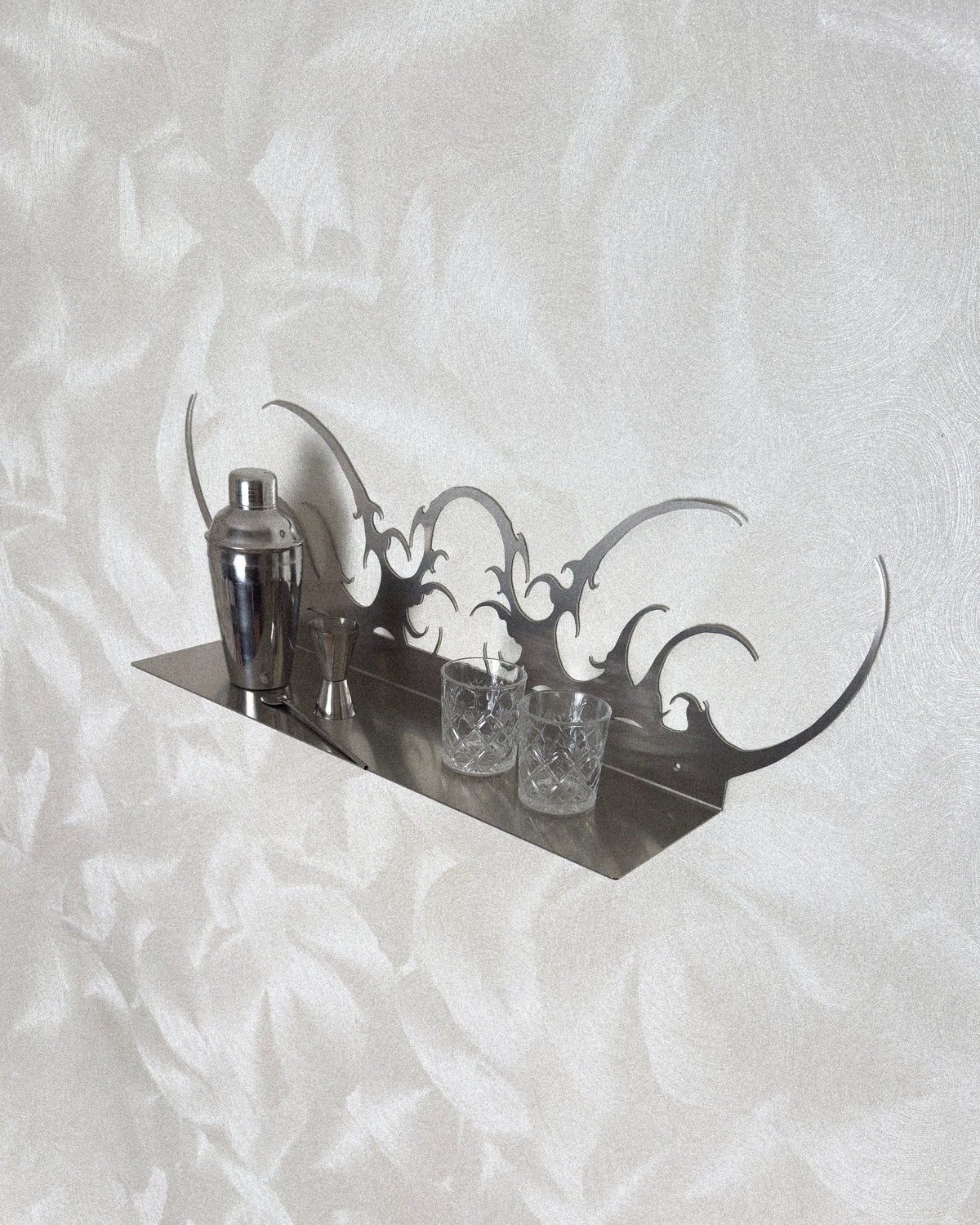 Large Modern Sculptural Shelf