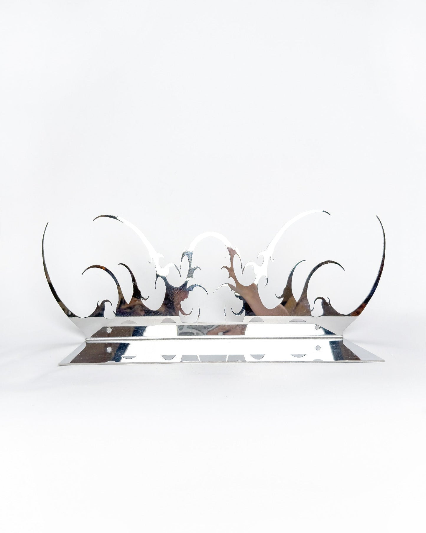 Mirror-Polished Gothic Shelf