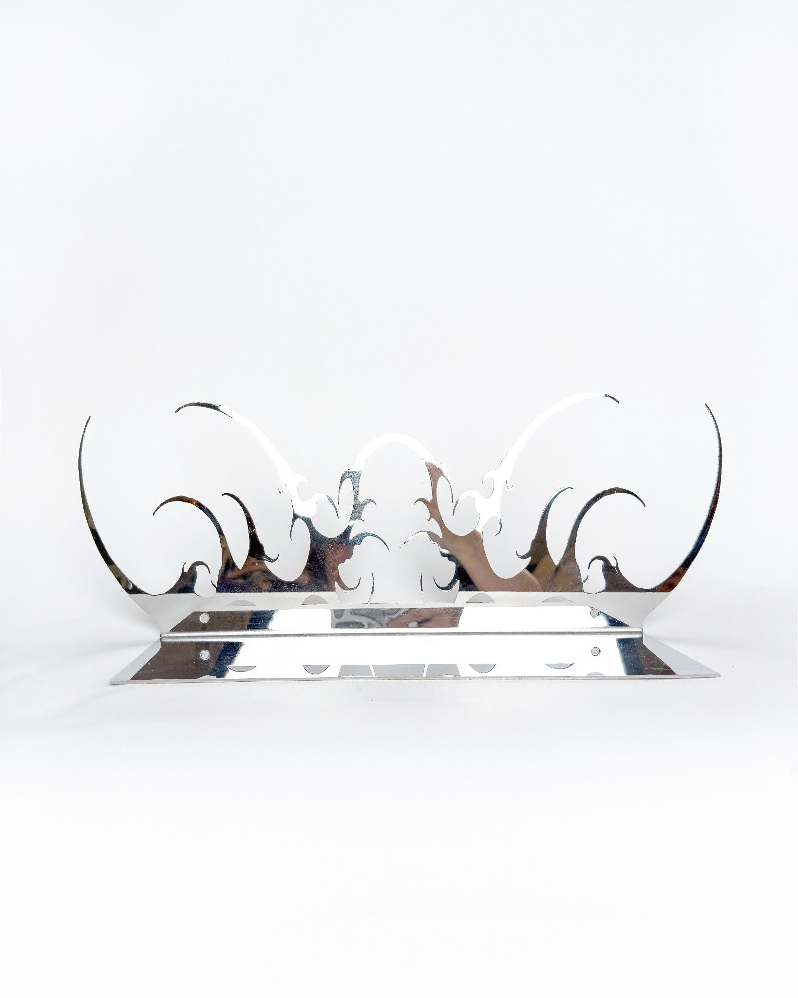 Mirror-Polished Gothic Shelf